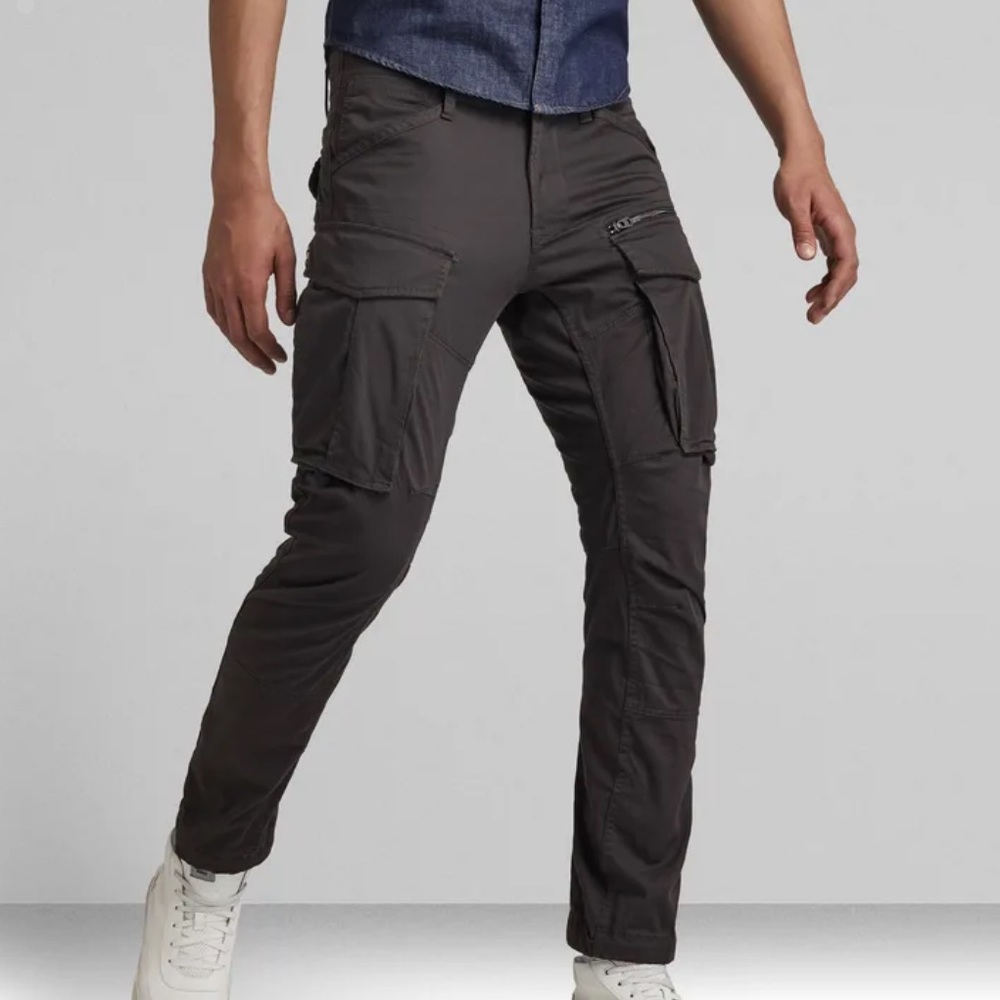 G-Star Raw Rovic Zip 3D Straight Tapered Grey Cargo Men’s Pants size 32 X 32
